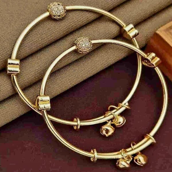 Hexa Spark Gold Bracelet by JewelTara