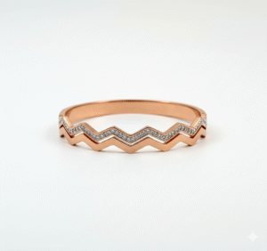Sparkle Edge Zig-Zag Bracelet